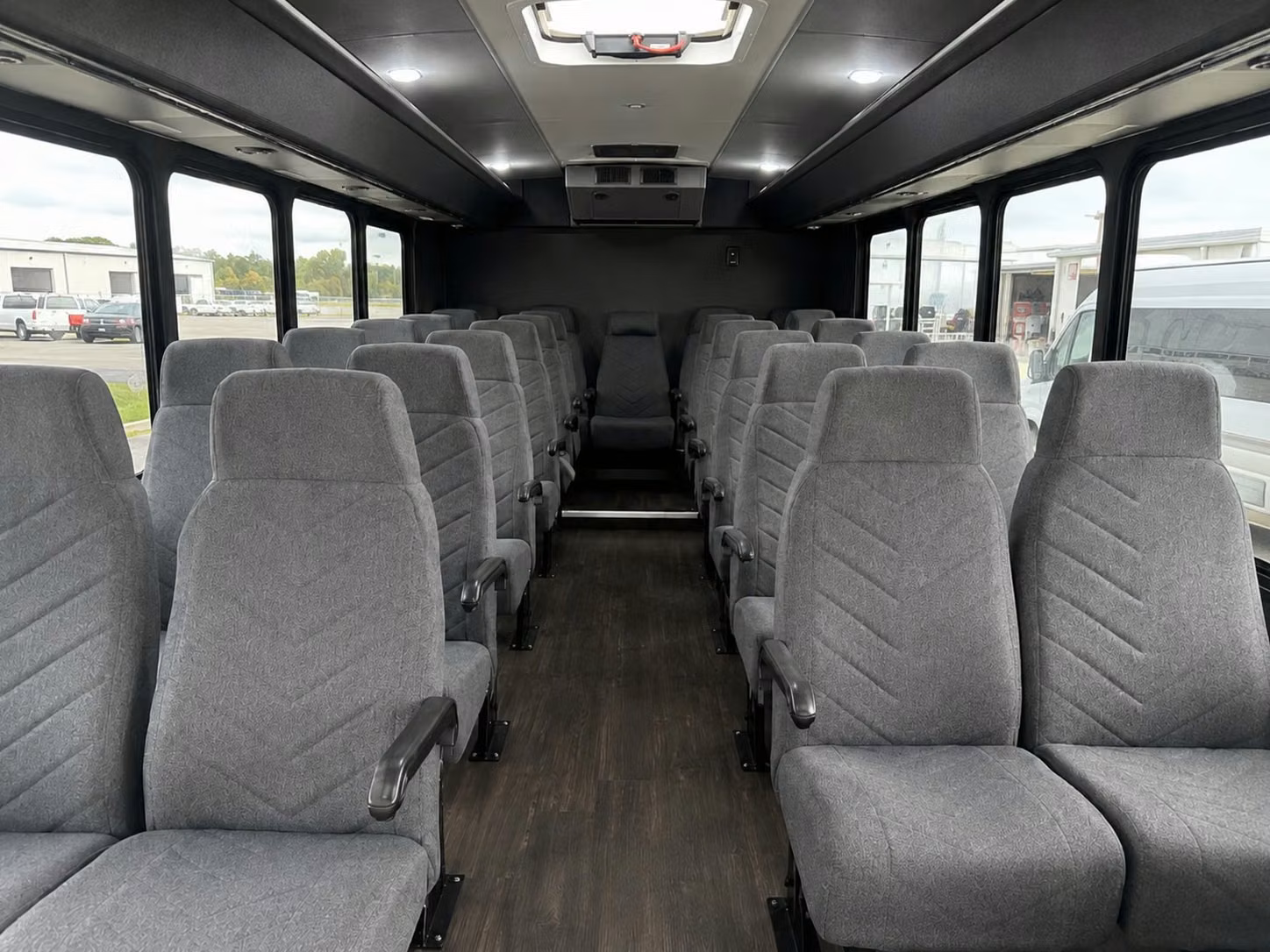 18 passenger minibus inside