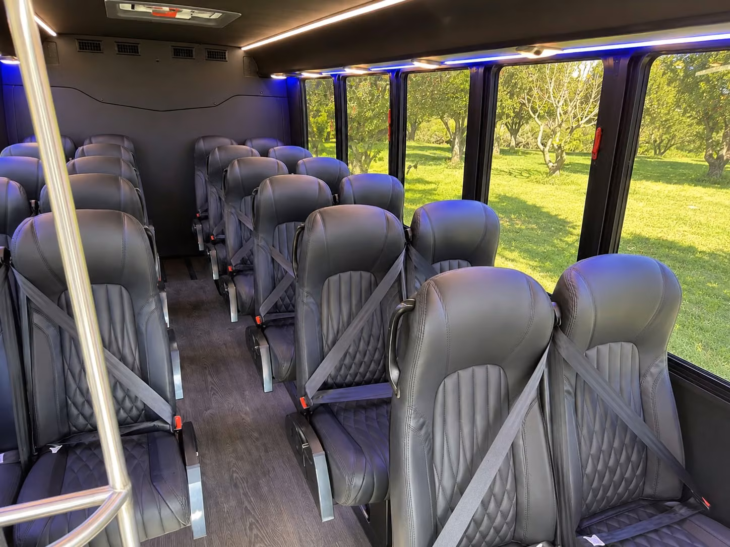 20 passenger minibus inside