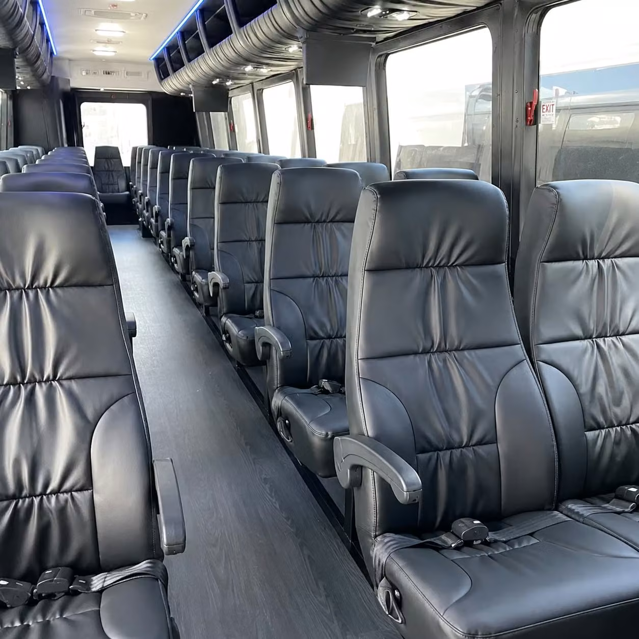 25 passenger minibus interior