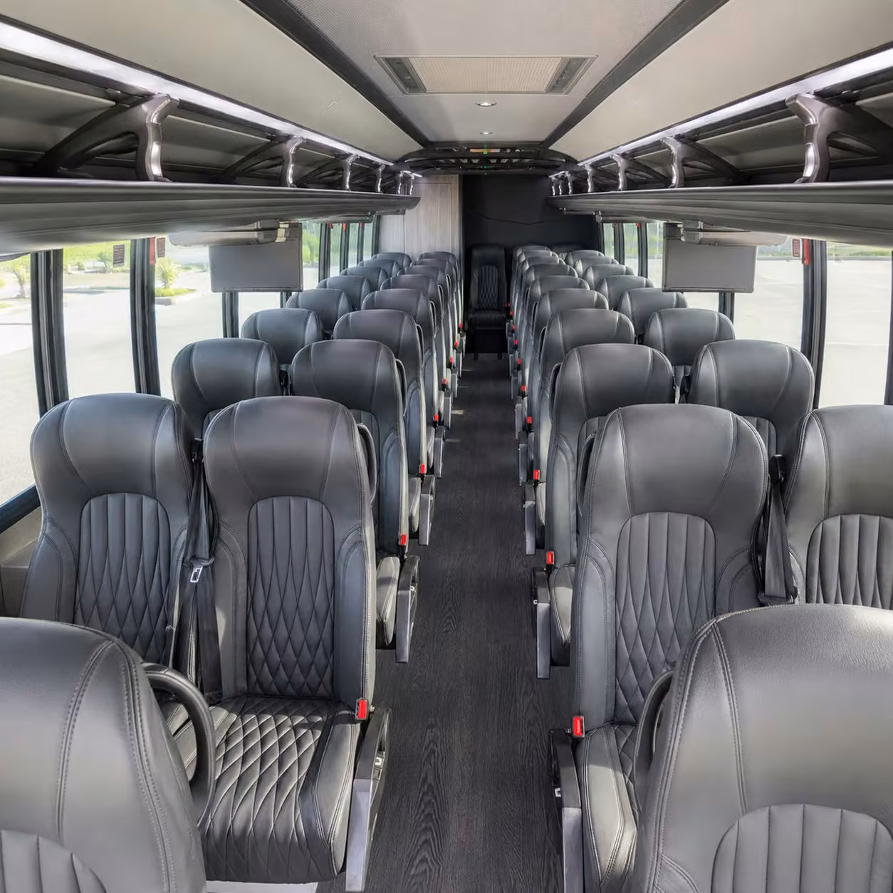 28 passenger minibus inside