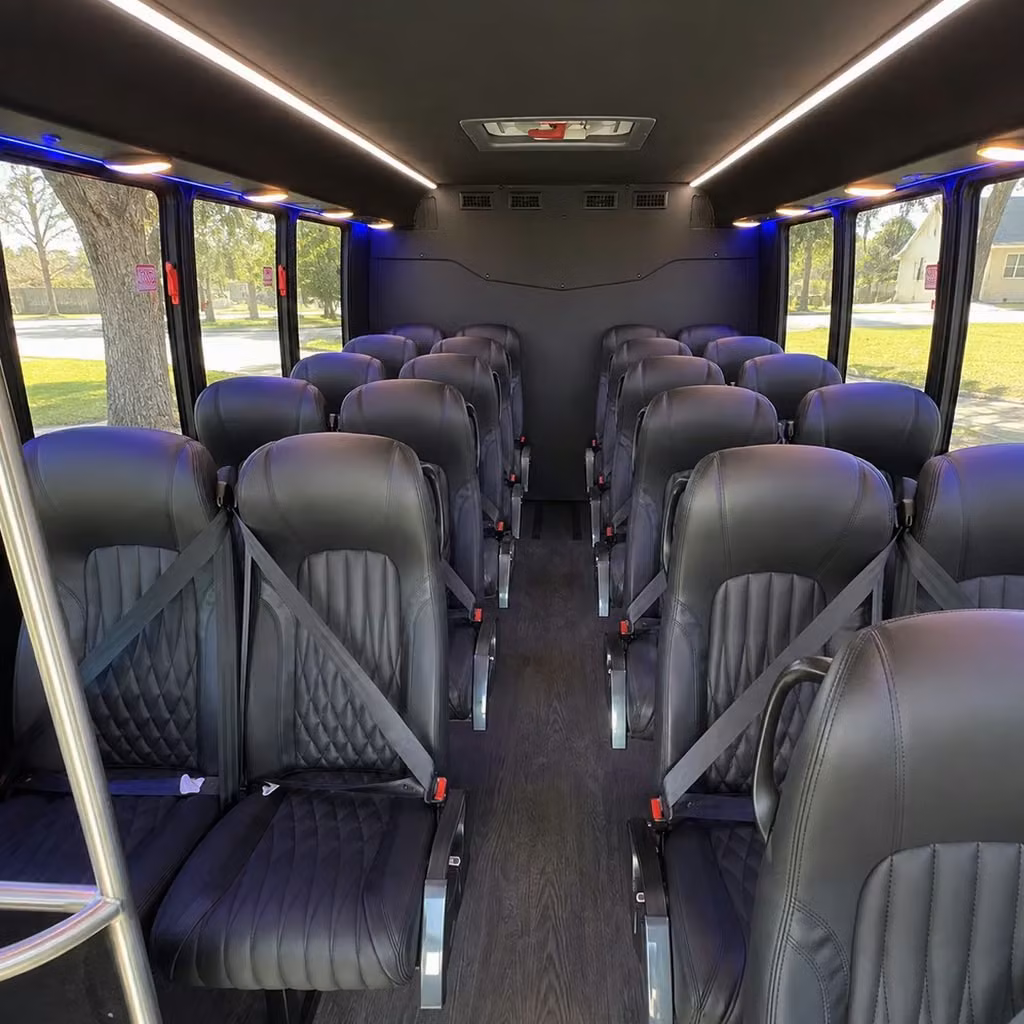 35 passenger minibus inside