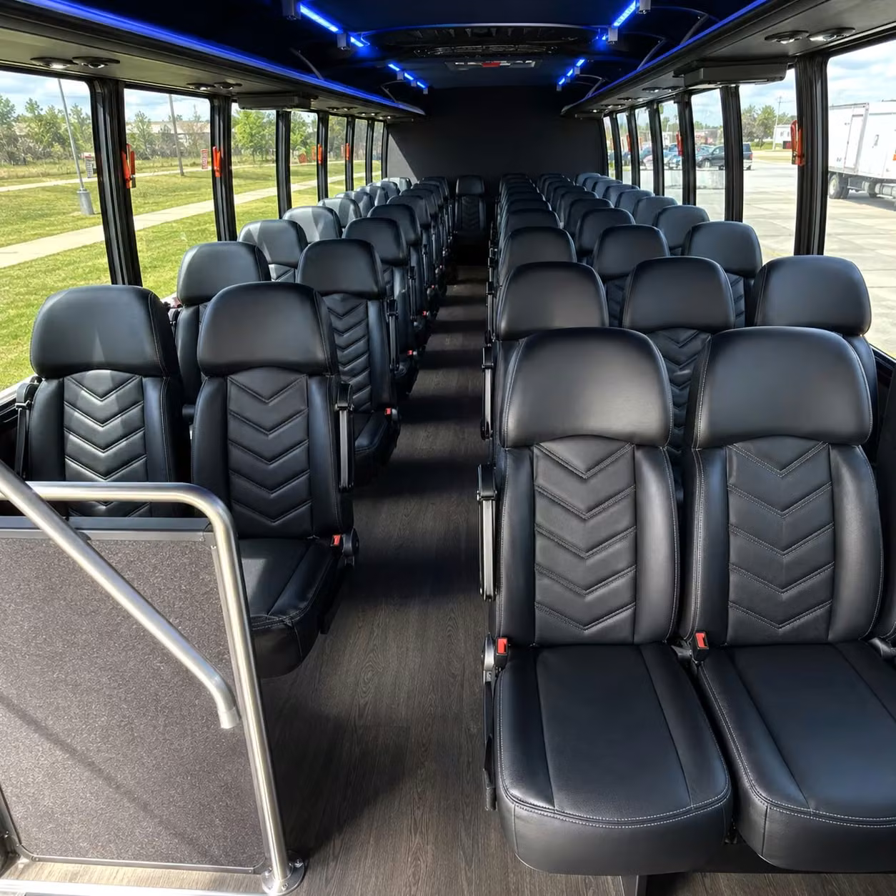 35 passenger minibus interior