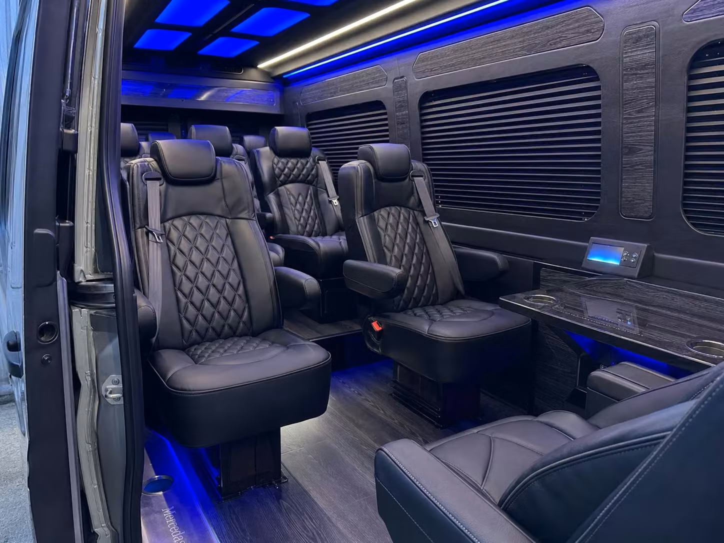 sprinter van transportation for groups and events across hialeah